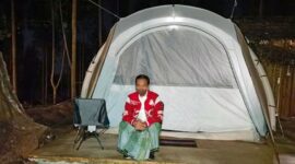 Presiden Jokowi Berkemah di Titik Nol. (Instagram.com/@jokowi)