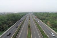 Jadwal One Way Di Tol Saat Puncak Arus Mudik Tahun 2022. (Dok. tribratanews.polri.go.id)
