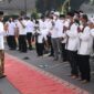 Presiden Jokowi salat Idulfitri di halaman Gedung Agung, Istana Kepresidenan Yogyakarta. (Dok. Biro Pers Sekretariat Presiden/Lukas)