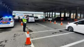 Arus Lalulintas Tol Jakarta-Cikampek. (Instagram.com/@pjrtolcikampek)
