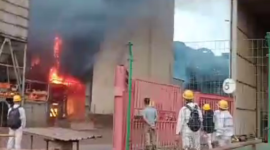 Insiden meledaknya tungku pengolahan nikel terjadi di kawasan Indonesia Morowali Industrial Park.milik PT Indonesia Tsingshan Stainless Steel (ITSS). (Dok. Tangkapan layar di grup WA jurnalis)