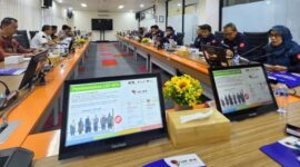 Foto: Ketua BNSP, Syamsi Hari, menyambut Kunjungan Kerja LSP KPK dalam upaya meningkatkan standar kompetensi antikorupsi. (18/1/24).(Doc.BNSP)