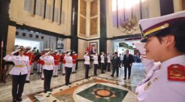 Menteri Pertahanan RI Prabowo Subianto menerima kunjungan Wakil Perdana Menteri yang sekaligus menjabat sebagai Menteri Pertahanan Australia, Richard Marles di kantor Kemhan RI,. (Dok. Tim Media Prabowo)