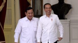 Menteri Pertahanan Prabowo Subianto bersama Presiden Jokowi. (Dok. Presidenri.go.id)