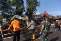 Banjir bandang melanda dua kecamatan di Kabupaten Agam, Provinsi Sumatera Barat. (Dok. BPBD Kabupaten Agam)