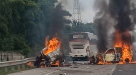 Kecelakaan Lalu Lintas yang Tewaskan 12 Orang Penumpang Grand Max di  Jakarta - Cikampek. (Tiktok.com/@dayurosi90)