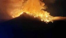 Terjadi Peningkatan Aktivitas Gunung Api Ruang dari Level II (WASPADA) menjadi Level III (SIAGA) di Kabupaten Sitaro, Provinsi Sulawesi Utara.(Dok. BPBD kab Sitaro)

