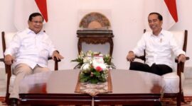 Calon Presiden Terpilih Prabowo Subianto bersama Presiden Jokowi. (Dok. Presidenri.go.id)