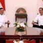 Calon Presiden Terpilih Prabowo Subianto bersama Presiden Jokowi. (Dok. Presidenri.go.id)