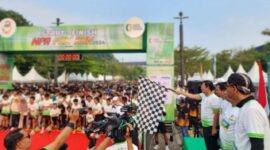 NFA Fun Run 2024 dalam acara Festival Pangan Nusantara yang digelar di Gelora Bung Karno, Minggu (28/7/2024). (Dok. Tim Komunikasi Bapanas)
