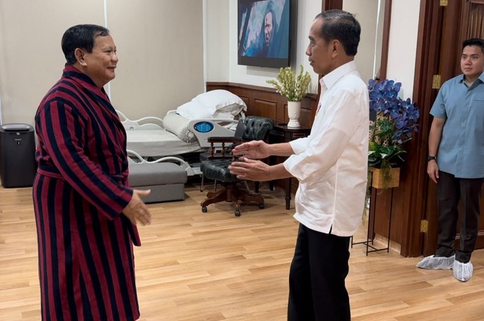Presiden terpilih RI periode 2024-2029 Prabowo Subianto bersama Presiden RI Joko Widodo. (Dok. Tim Media Prabowo)