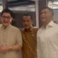 Menteri Energi dan Sumber Daya Mineral (ESDM) Bahlil Lahadalia bersama Ketua Umum Kadin 2021-2026 Arsjad Rasjid, dan Ketua Umum Kadin hasil Munaslub 2024 Anindya Bakrie. (Tangkapan Layar X.com @anasurbaningrum)