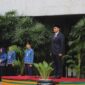 Wakil Menteri Pertanian (Wamentan), Sudaryono saat memimpin upacara Hari Kesaktian Pancasila. (Dok. Kementan)
