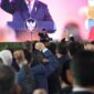 Presiden RI Prabowo Subianto saat acara peluncuran Badan Pengelola Investasi (BPI) Daya Anagata Nusantara (Danantara) di Istana Merdeka, Jakarta. (Dok. Tim Media Prabowo)