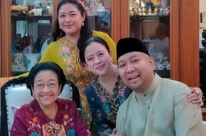 Didit Prabowo berkunjung di kediaman Presiden ke-5 RI Megawati Soekarnoputri di Jakarta. (Instagram.com @puanmaharaniri)