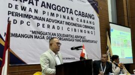 Berlangsung di Hotel Lorin, Sentul, Kabupaten Bogor, Dewan Pimpinan Cabang (DPC) PERADI Cibinong sukses menggelar Rapat Anggota Cabang (RAC) tahunannya. (Dok. DPC PERADI Cibinong).