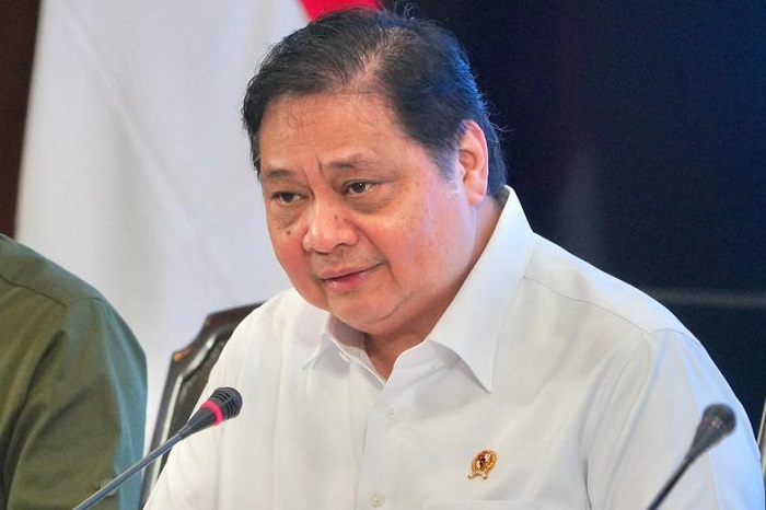 Menteri Koordinator Bidang Perekonomian Airlangga Hartarto saat menjelaskan perkembangan negosiasi tarif RI-AS di Jakarta. (Facebook.com @Airlangga Hartarto )